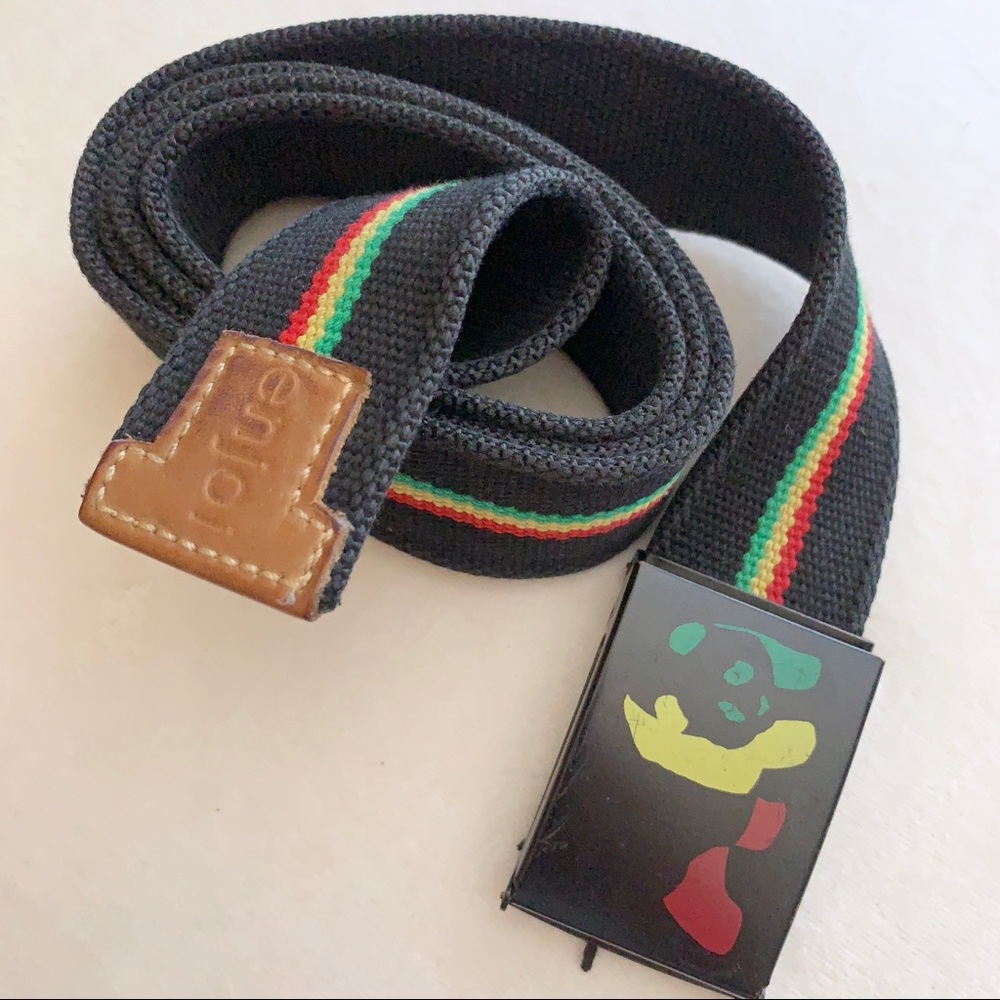 29-31in enjoi panda rasta black belt